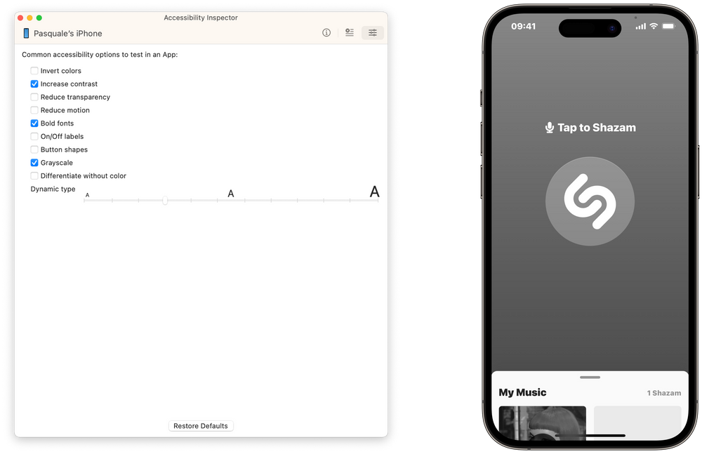 Testing your app's accessibility with the Accessibility Inspector