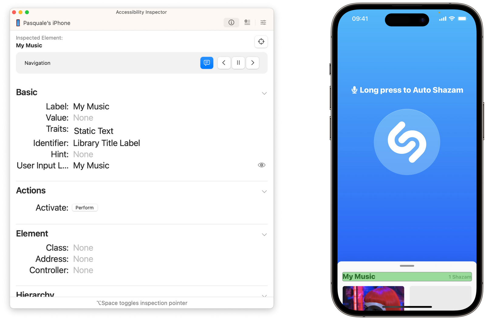 Testing your app's accessibility with the Accessibility Inspector