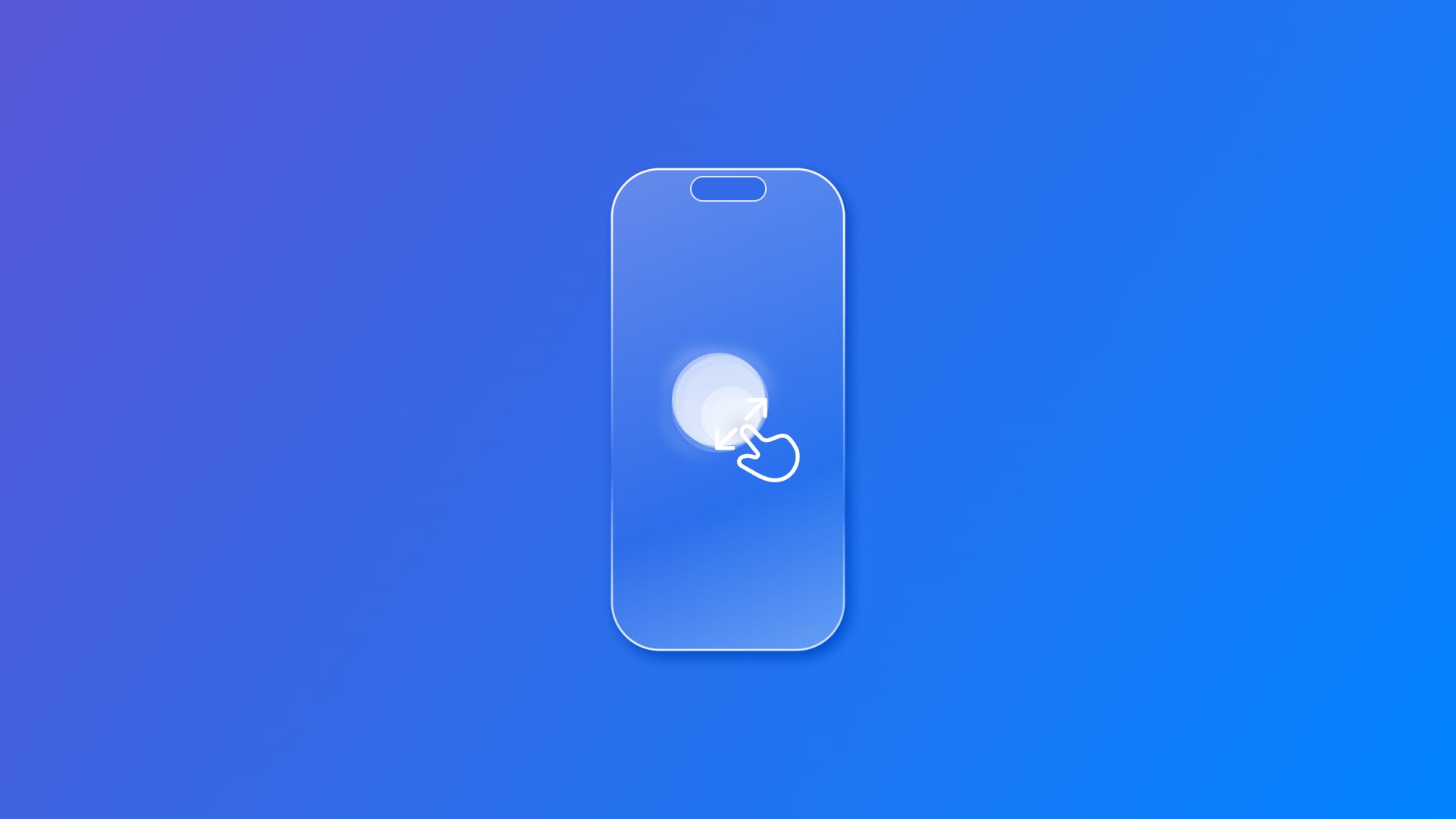 Responding to gestures: Magnifying