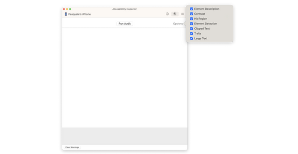 Testing your app's accessibility with the Accessibility Inspector
